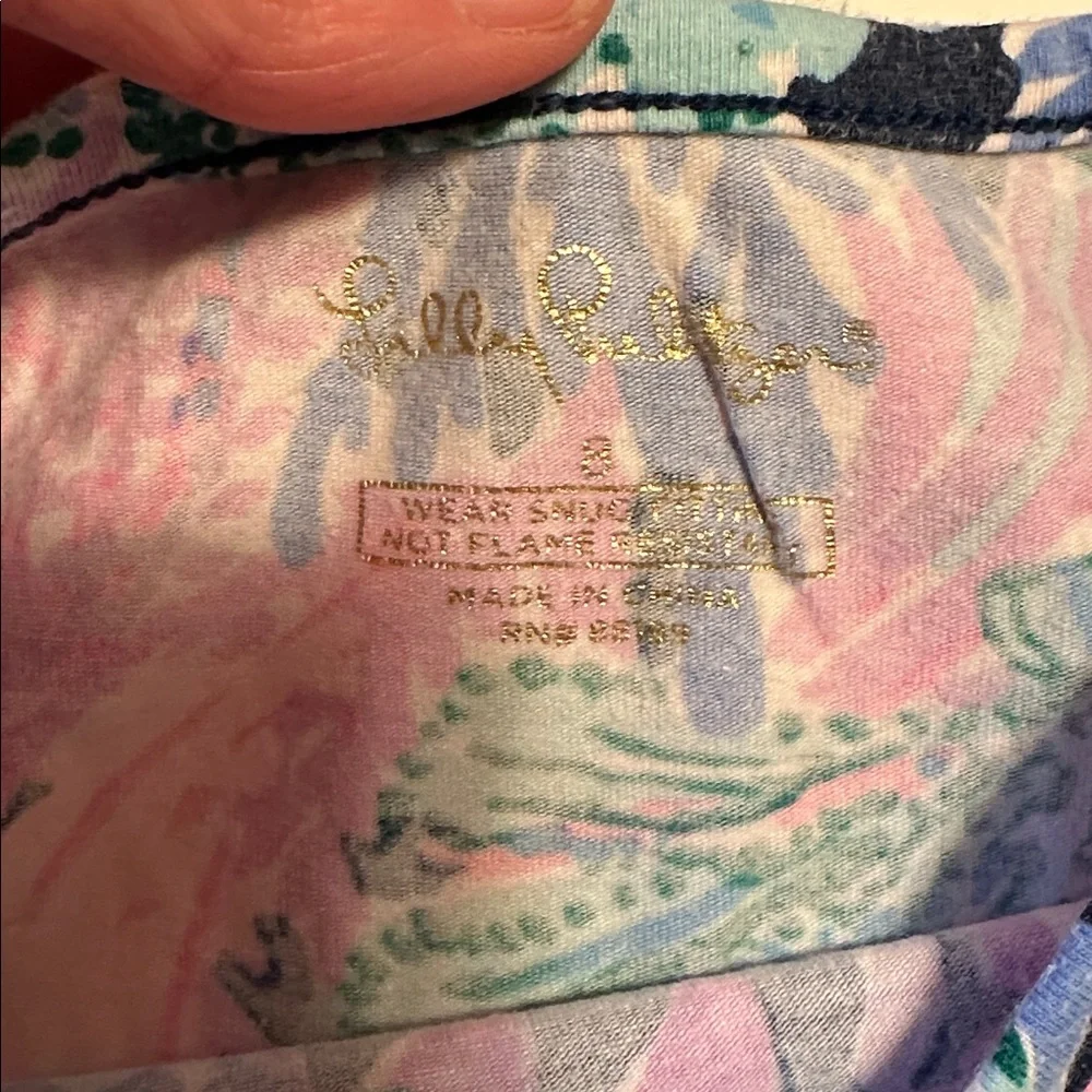 Lilly Pulitzer Sammy Pajama Set size 8
